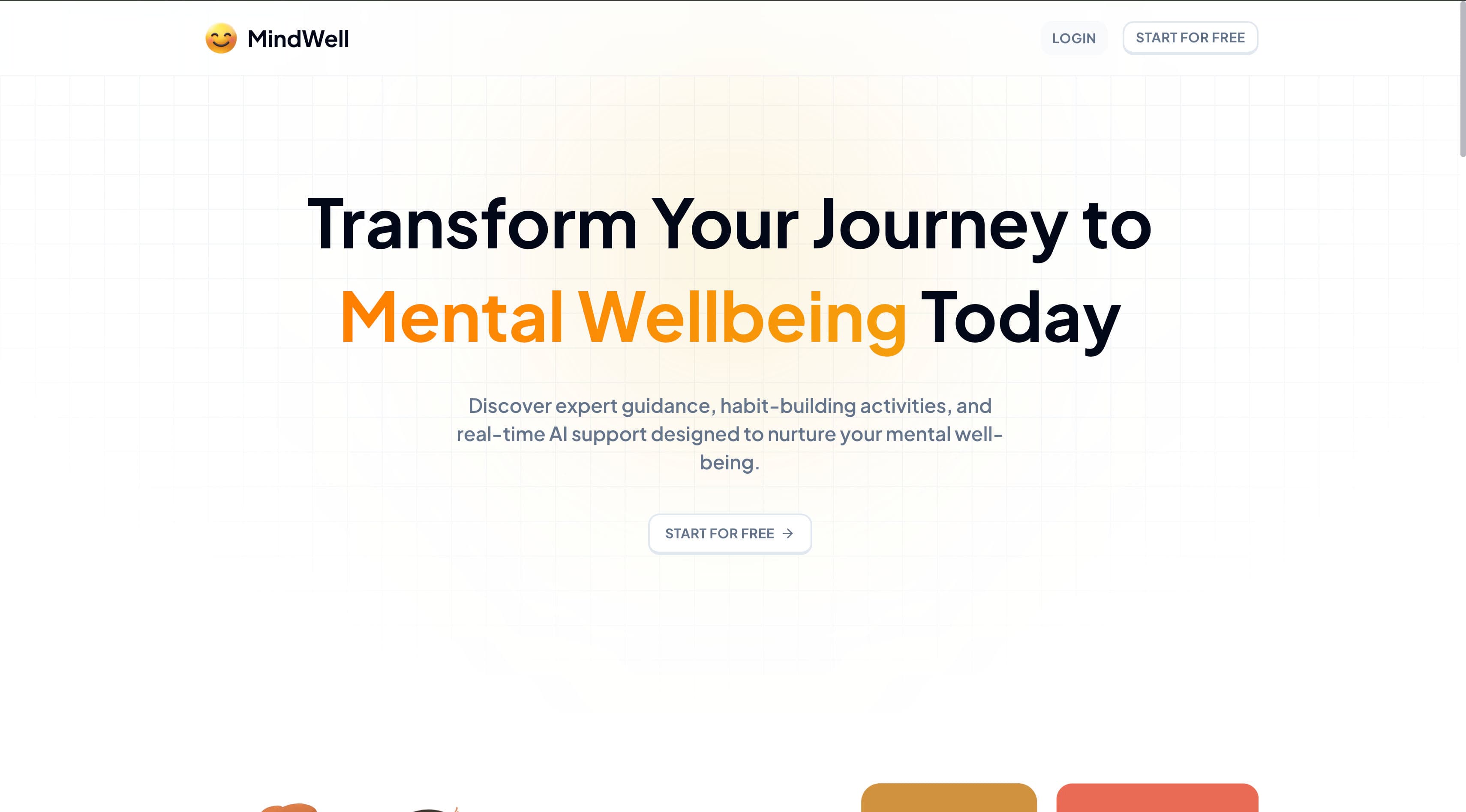 Project Mindwell build using NEXTJS